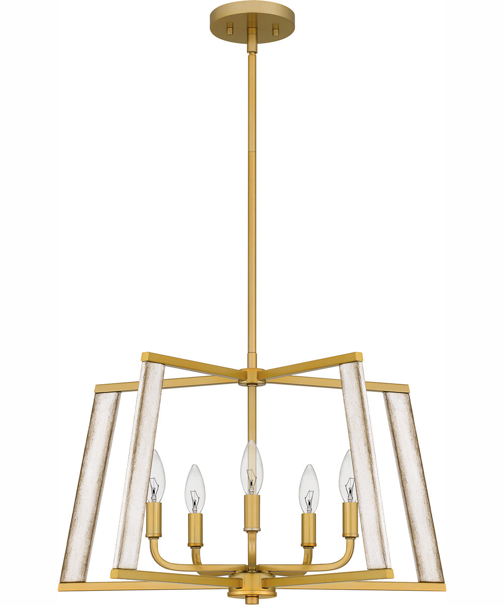 Mayline 5-light Pendant Light Gold