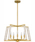 Mayline 5-light Pendant Light Gold