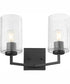 Merrick 2-light Wall Mount Light Fixture Matte Black