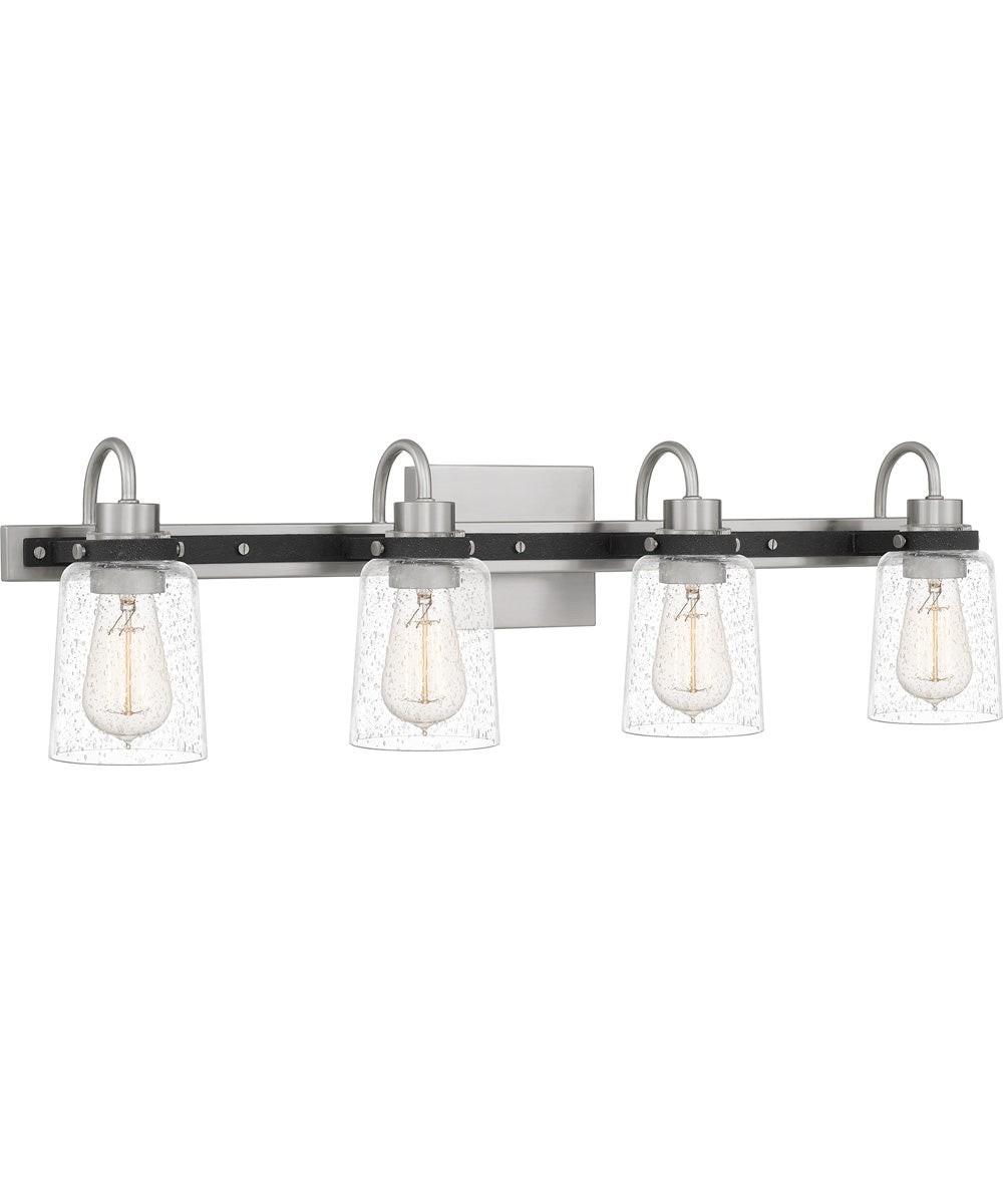Axel Extra Large 4-light Bath Light Brushed Nickel