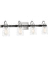 Axel Extra Large 4-light Bath Light Brushed Nickel
