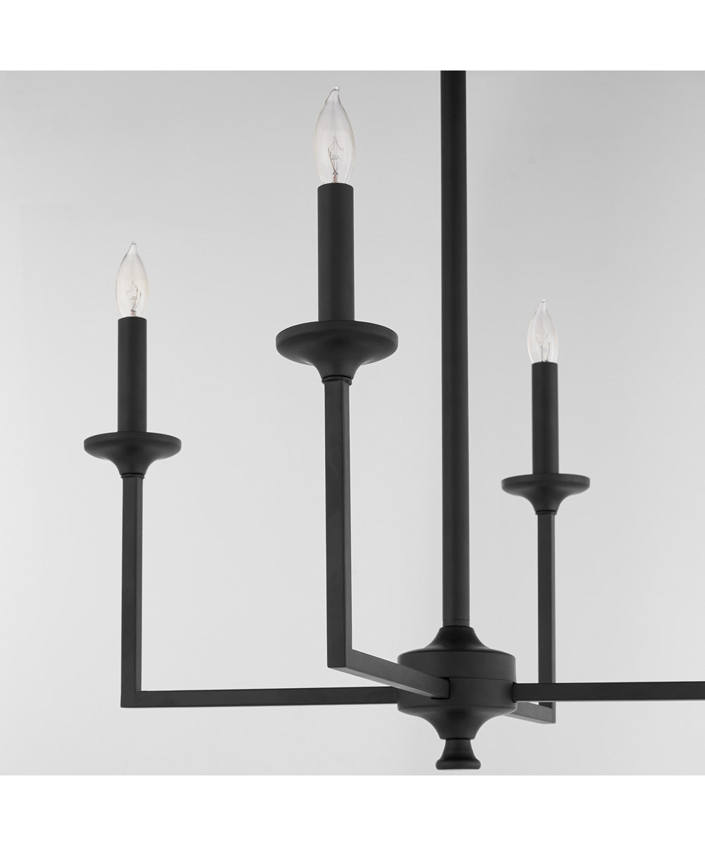 Eldorado 4-light Chandelier Matte Black
