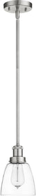 6"W 1-light Pendant Satin Nickel