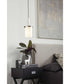 Mast 1-Light Clear Glass Coastal Mini-Pendant Light Brushed Nickel