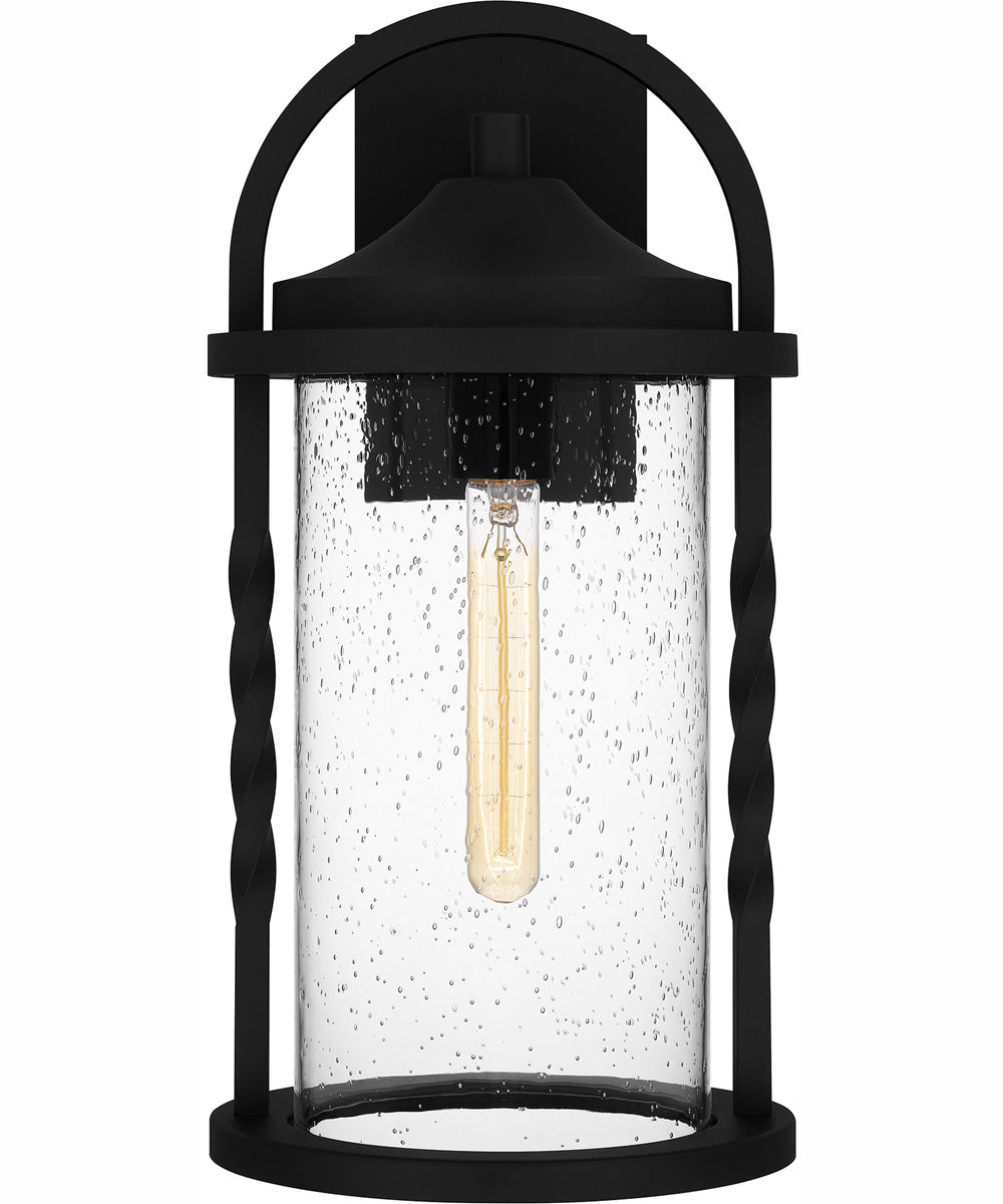 Reece Large 1-light Outdoor Wall Light  Coastal Armour Aluminum Earth Black