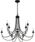 Mirren 9-light Chandelier Imperial Bronze