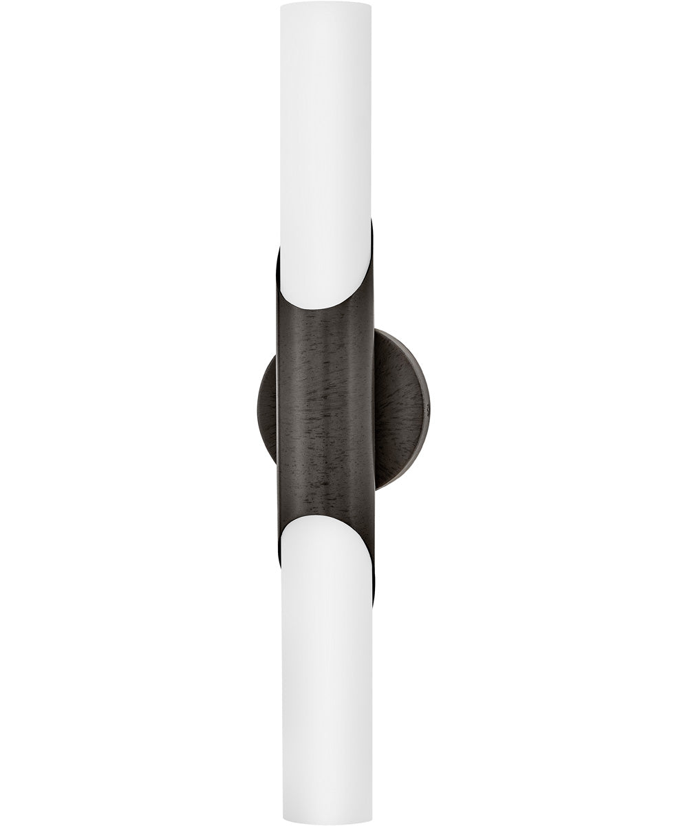 Grace LED-Light Medium LED Vanity in Textured Black Oxide