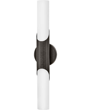 Grace LED-Light Medium LED Vanity in Textured Black Oxide