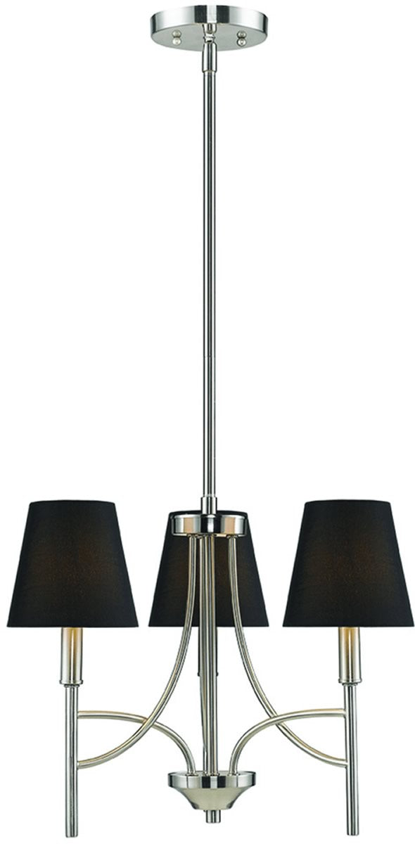 Taylor 3-Light Mini Chandelier Pewter 9106M3PWGRM