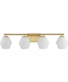 Copeland 4-Light Mid-Century Modern Vanity Light Brushed Gold