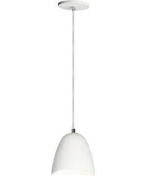 7"W Sway LED 1-Light Pendant White