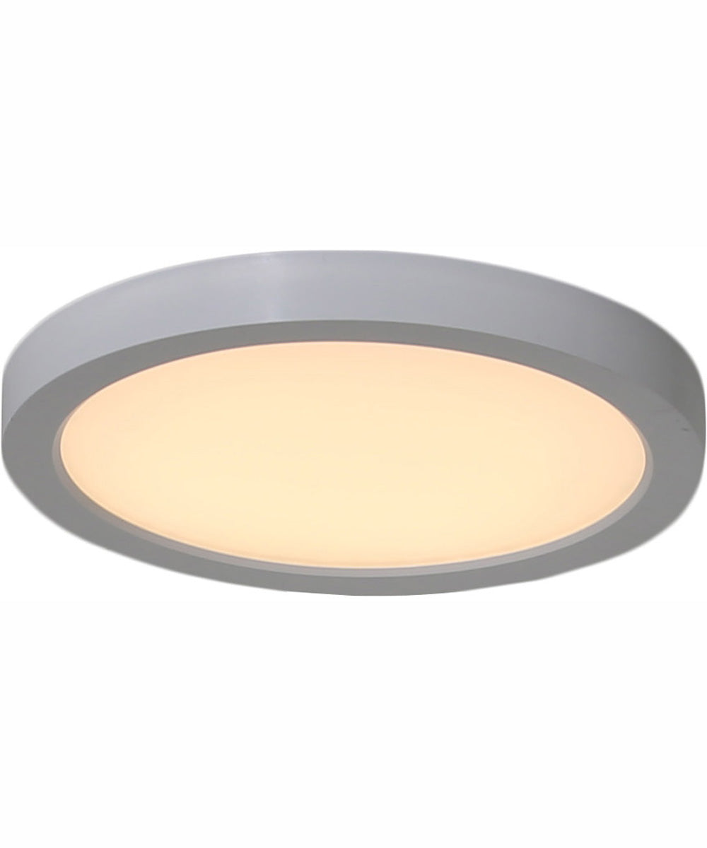 LED Flushmount 1-Light Flush Mount White
