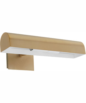 2-light Wall Mount Light Fixture Aged Brass