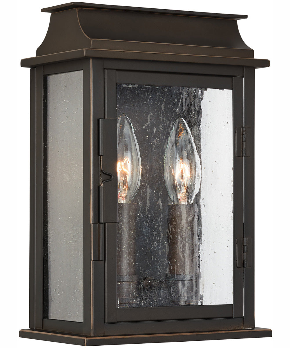 Bolton 2-Light Outdoor Wall-Lantern Rain or Shine - Oiled Bronze