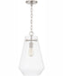 Lee 1-Light Pendant Brushed Nickel
