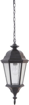 9"W Chadwick 1-Light Outdoor Pendant Midnight