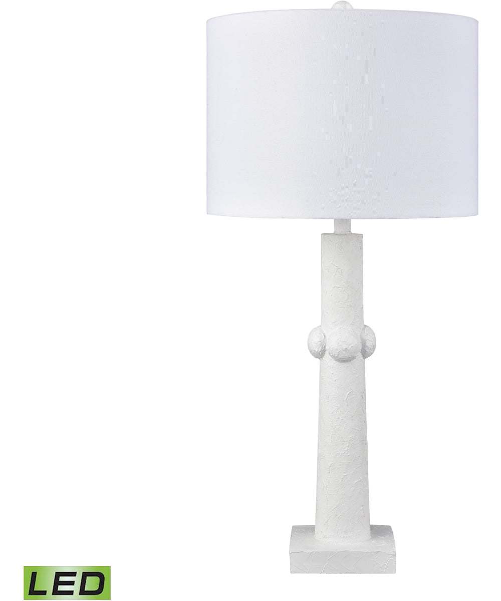 Calvin 32.5'' High 1-Light Table Lamp - Plaster White - Includes LED Bulb
