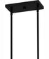Quoizel Linear Chandelier 8-light Island Light Matte Black