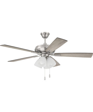 Eos Frost 4 Light 4-Light Ceiling Fan (Blades Included) Brushed Polished Nickel