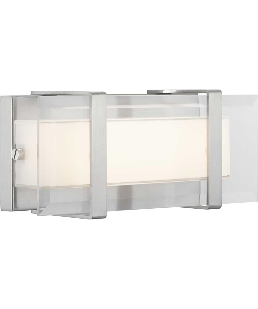Miter LED 12-1/4" LED Wall Sconce Brushed Nickel