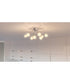 Spellbound 9-light Semi Flush Mount Polished Chrome