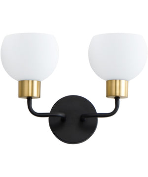 Coraline 2-Light Wall Sconce Bronze Rupert