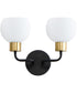 Coraline 2-Light Wall Sconce Bronze Rupert