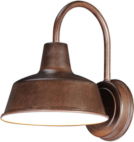 11"H Pier M 1-Light Outdoor Wall Sconce Empire Bronze