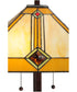62"H Diamond Mission Floor Lamp