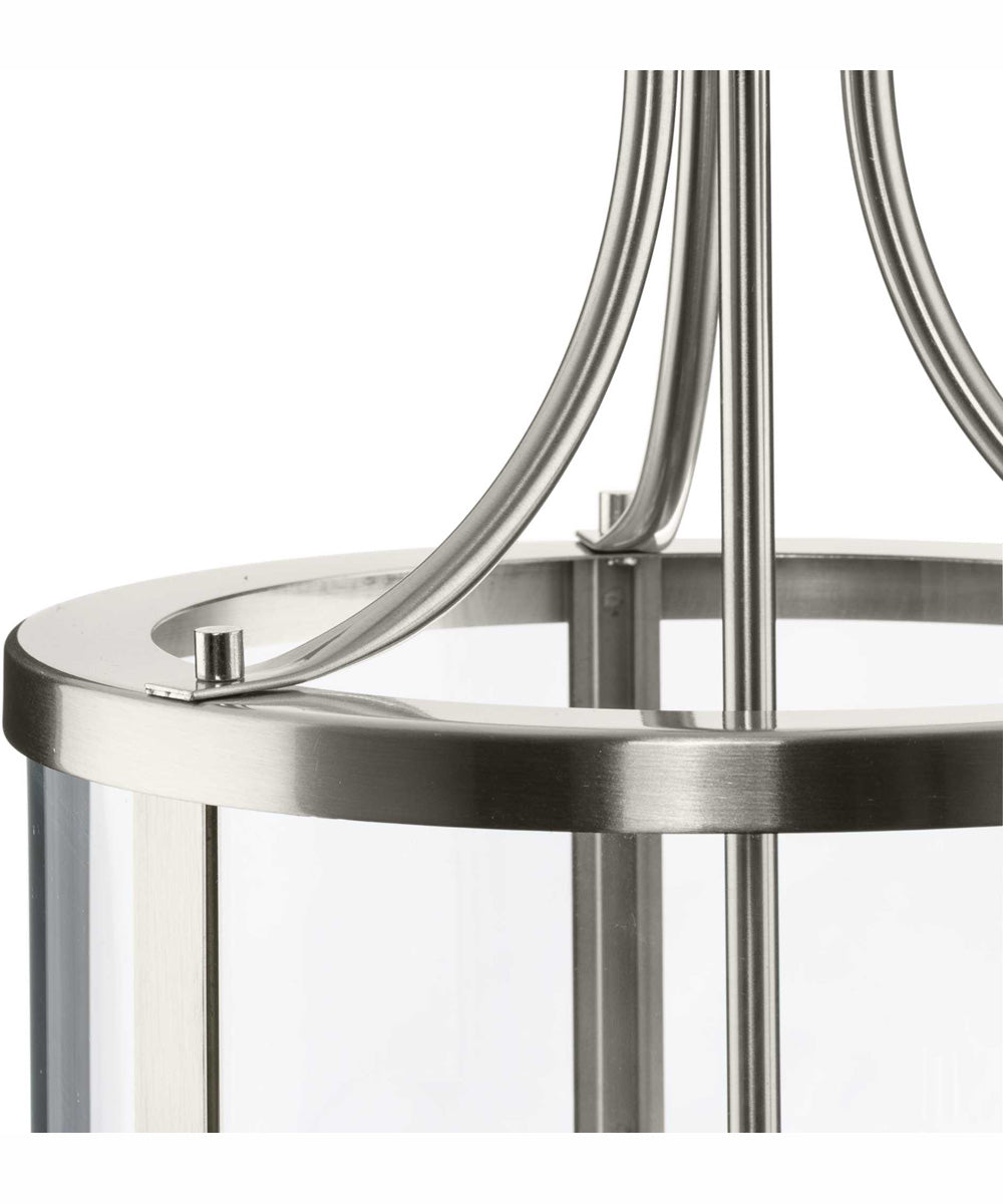 Gilliam 3-Light New Traditional Hall & Foyer Brushed Nickel