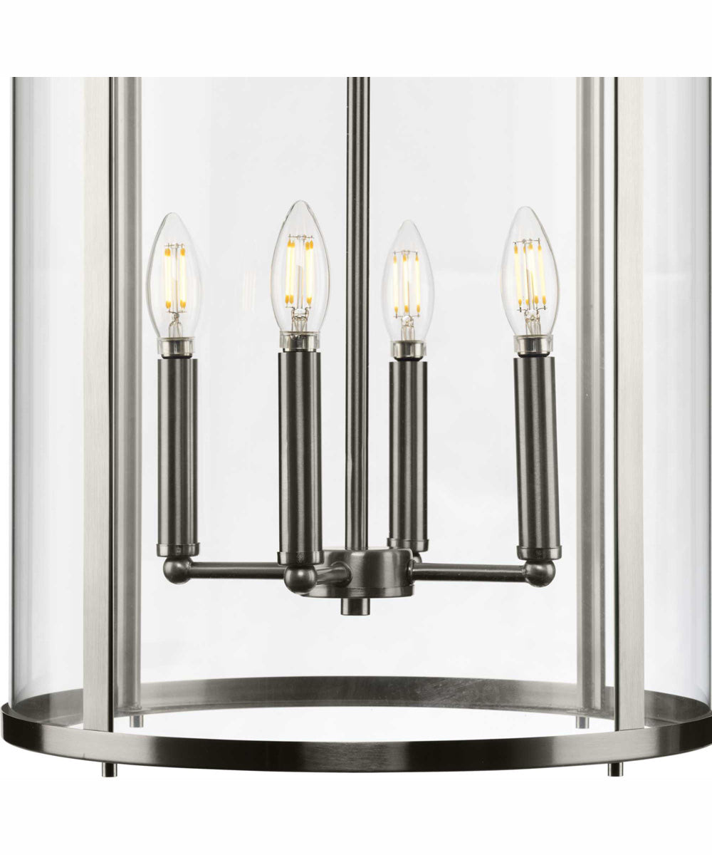 Gilliam 4-Light New Traditional Hall & Foyer Brushed Nickel