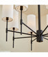 Hamilton 8-light Chandelier Matte Black
