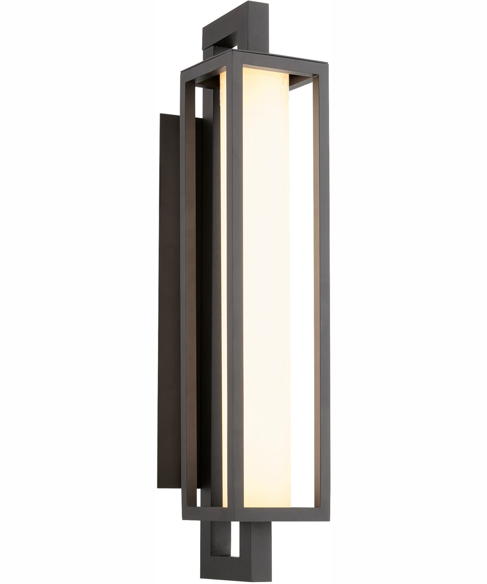 Parlor 1-light LED Wall Mount Light Fixture Textured Black