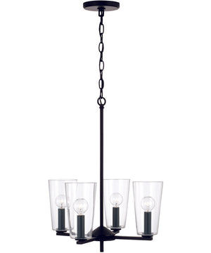 Portman 4-Light Pendant Matte Black