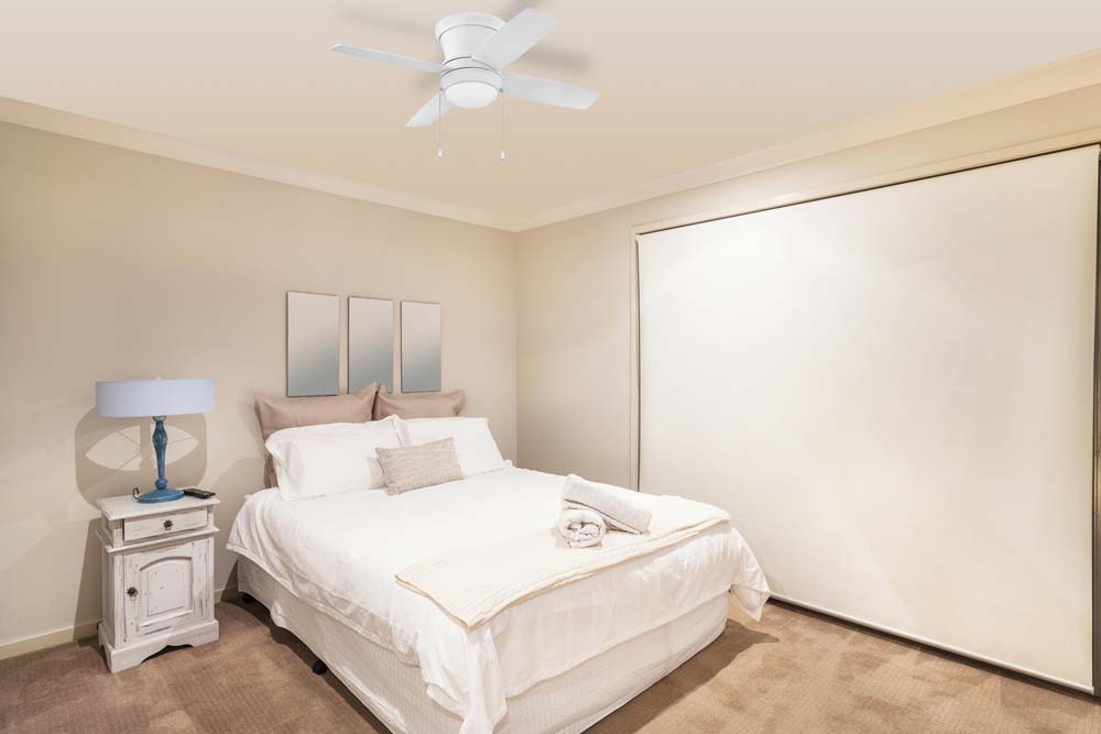 Laval 44 1-Light LED Ceiling Fan (Blades Included) Matte White