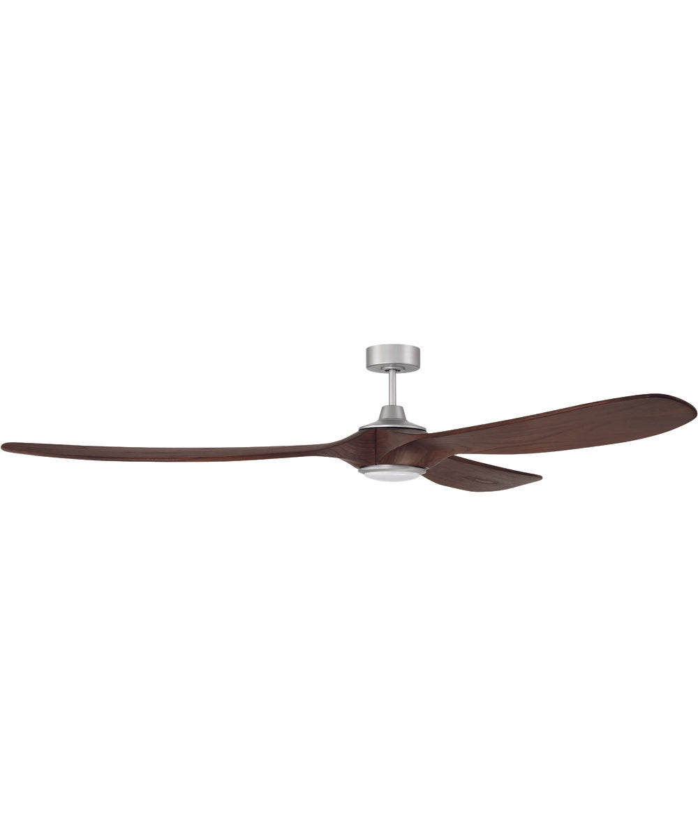 84" Envy 1-Light Indoor/Outdoor Ceiling Fan Painted Nickel