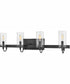 Ryden 4-Light Four Light Vanity in Black