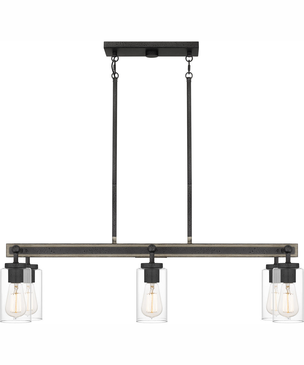 Kelleher Small 6-light Island Light Distressed Iron