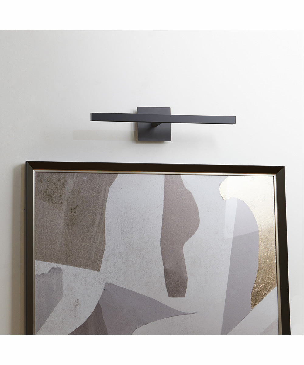 1-light LED Wall Mount Light Fixture Matte Black