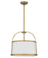 York 4-light Pendant Weathered Brass