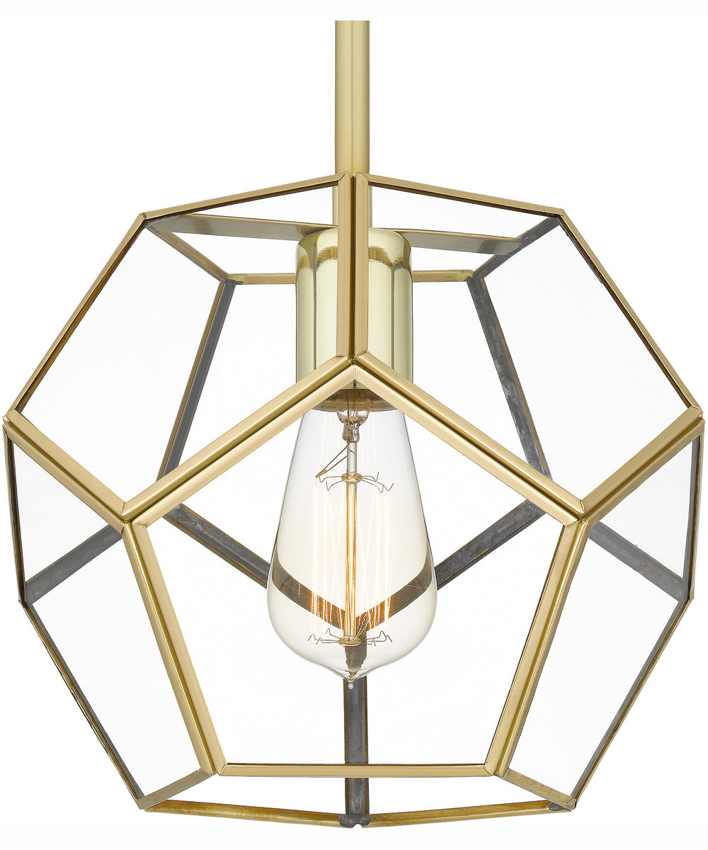 Quoizel Piccolo Pendant Small 1-light Mini Pendant Polished Brass