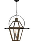 Rue De Royal 4-light Pendant Industrial Bronze