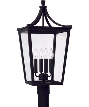 Adair 4-Light Outdoor Post-Lantern Black