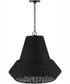 Boca 4-Light Pendant Matte Black