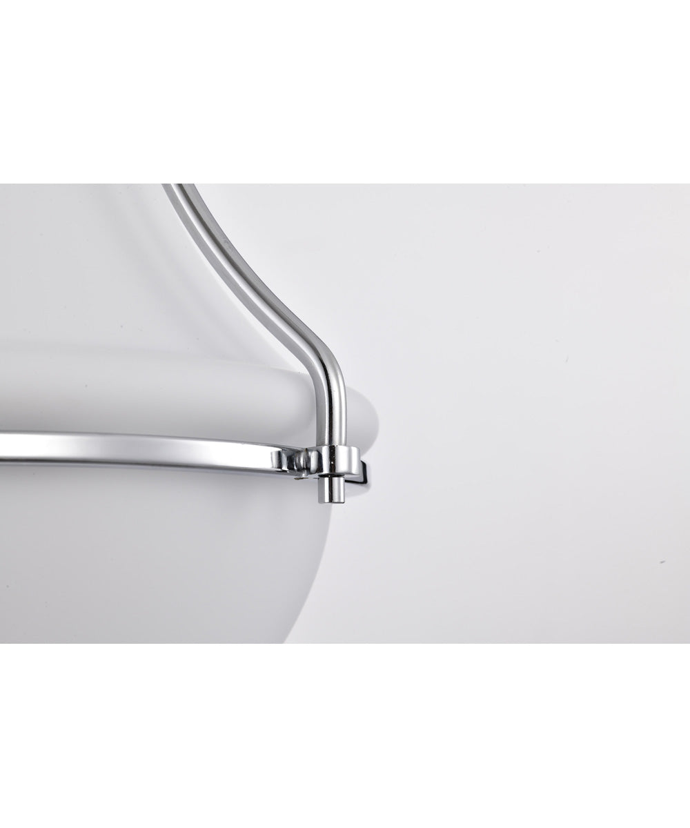 Valdora 1-Light Pendant Polished Nickel