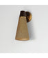 Sumatra 1-Light Sconce Natural Aged Brass