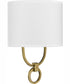 Quoizel Wood Small 1-light Wall Sconce Aged Brass
