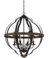Siren 8-light Pendant Marcado Black