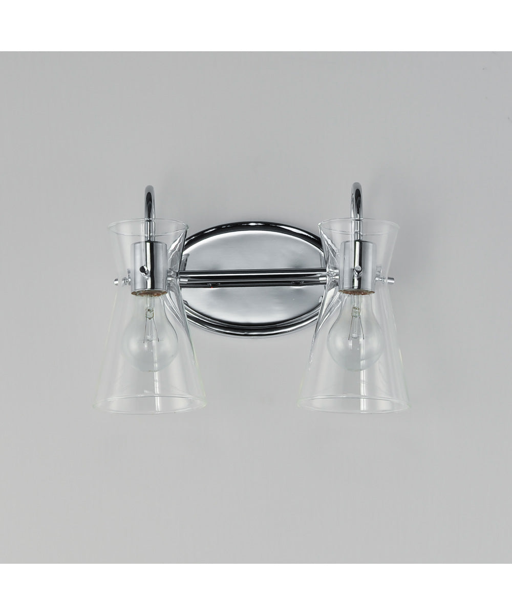 Ava 2-Light Bath Vanity Polished Chrome