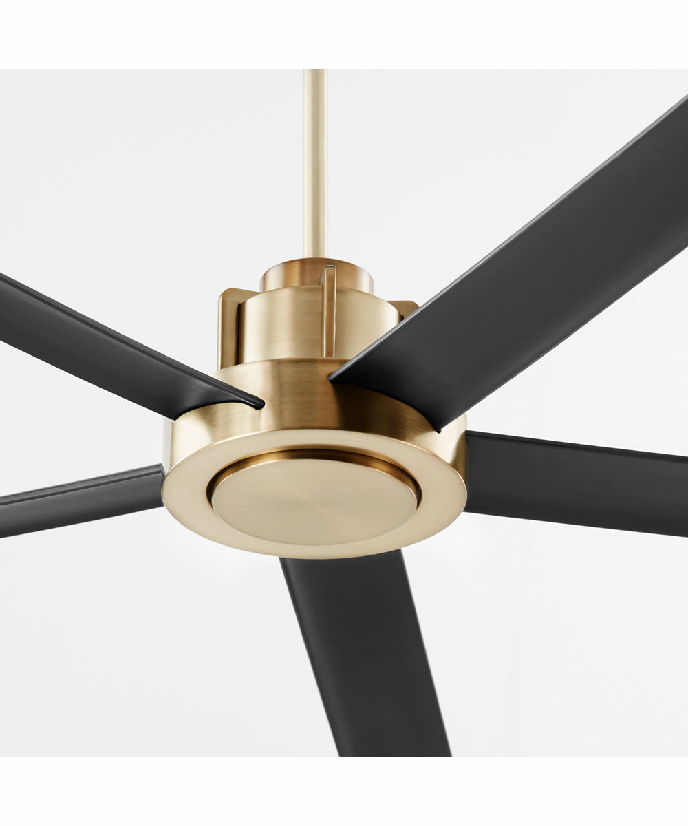 80" Revel Ceiling Fan Aged Brass